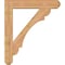 Ekena Millwork Olympic Craftsman Smooth Bracket w/ Offset Brace, Western Red Cedar, 7 1/2"W x 38"D x 44"H BKT0806X38X44OLY04SWR - alternate 4